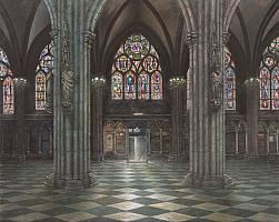 Celso, Muenster 4, 2015, OelLw, 120 x 150 cm
